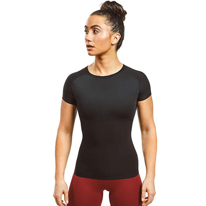 Underwear Health Sports Body Tight Body Shaper Short Sleeve Corset Sweat Top