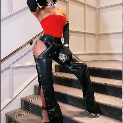 Cutout High-Waist Leggings