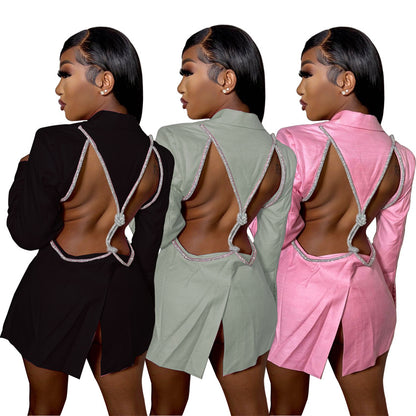 Open-Back Blazer