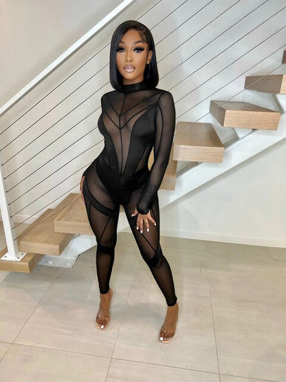 Echoine Sheer Stretch Jumpsuit