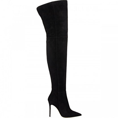 Pointed-Toe Stiletto Boots