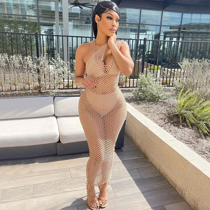 Mesh Cutout Dress