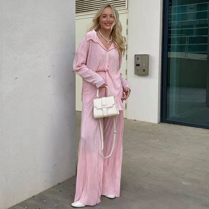 Long-Sleeve Two-Piece Suit