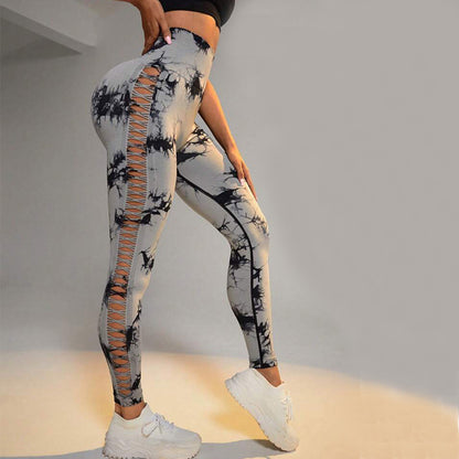 Tie-Dye High-Waist Leggings