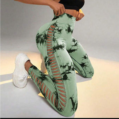Tie-Dye High-Waist Leggings