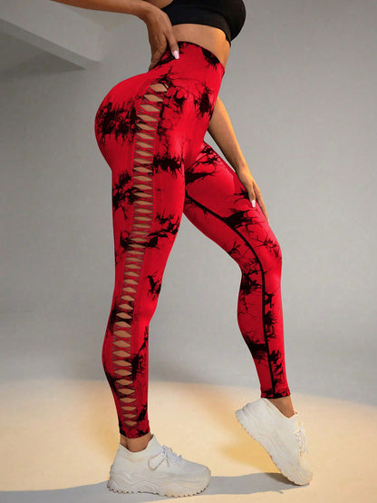 Tie-Dye High-Waist Leggings