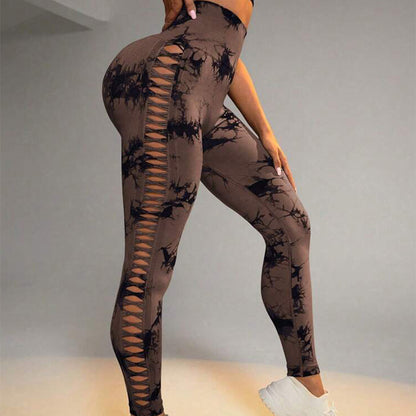 Tie-Dye High-Waist Leggings
