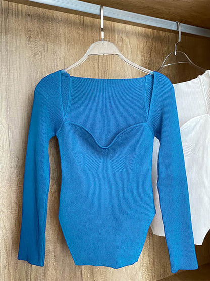 Long-Sleeve Knit Pullover