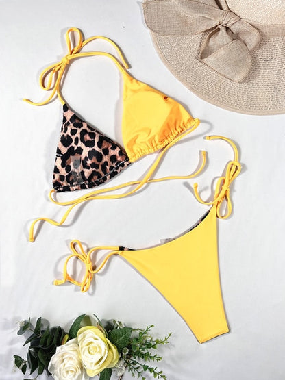 Ellolace Leopard Two-Piece Bikini