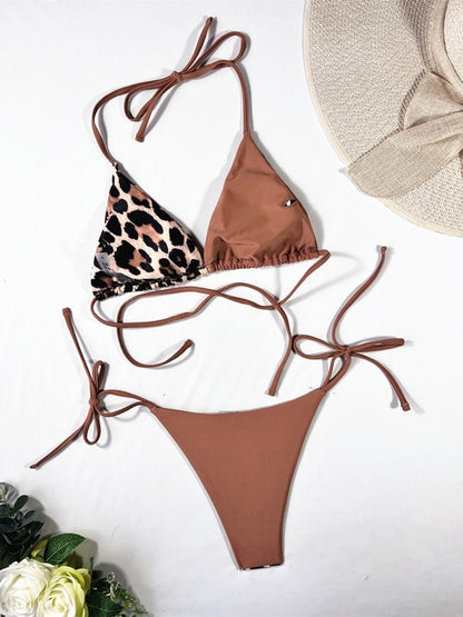 Ellolace Leopard Two-Piece Bikini