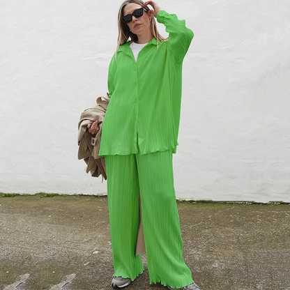 Long-Sleeve Two-Piece Suit