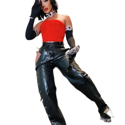 Cutout High-Waist Leggings