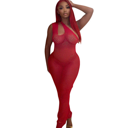 Mesh Cutout Dress