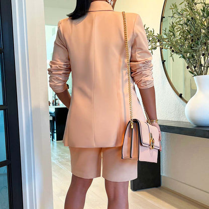 Blazer and Shorts Suit