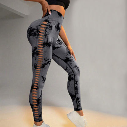 Tie-Dye High-Waist Leggings