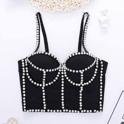 Embellished Corset Bra