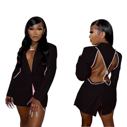 Open-Back Blazer