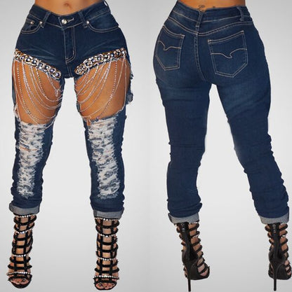 Distressed Skinny Jeans