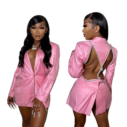 Open-Back Blazer