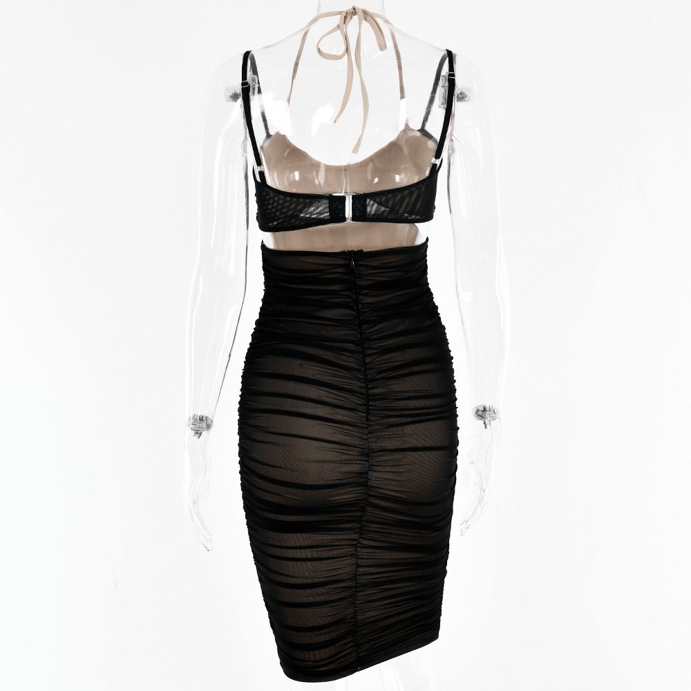 Strappy Cutout Midi Dress