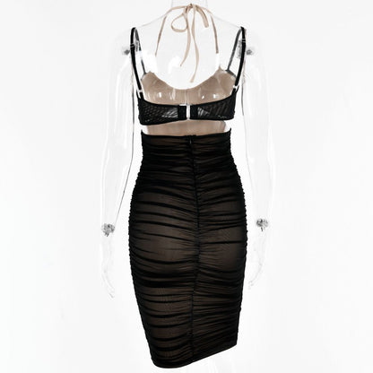 Strappy Cutout Midi Dress