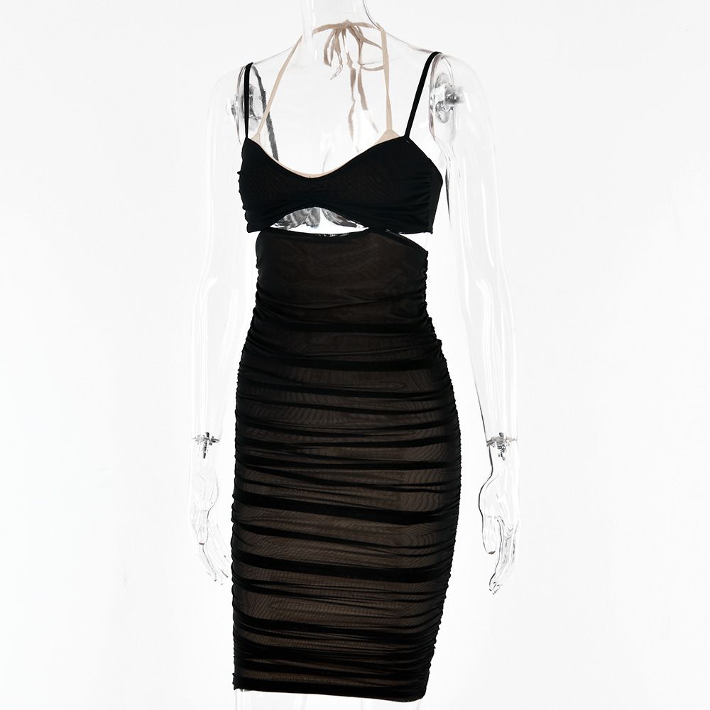 Strappy Cutout Midi Dress