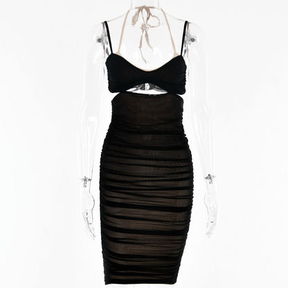 Strappy Cutout Midi Dress