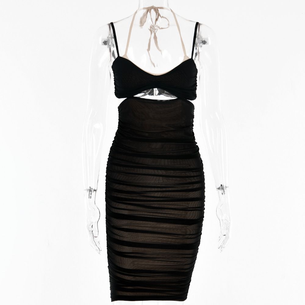 Strappy Cutout Midi Dress