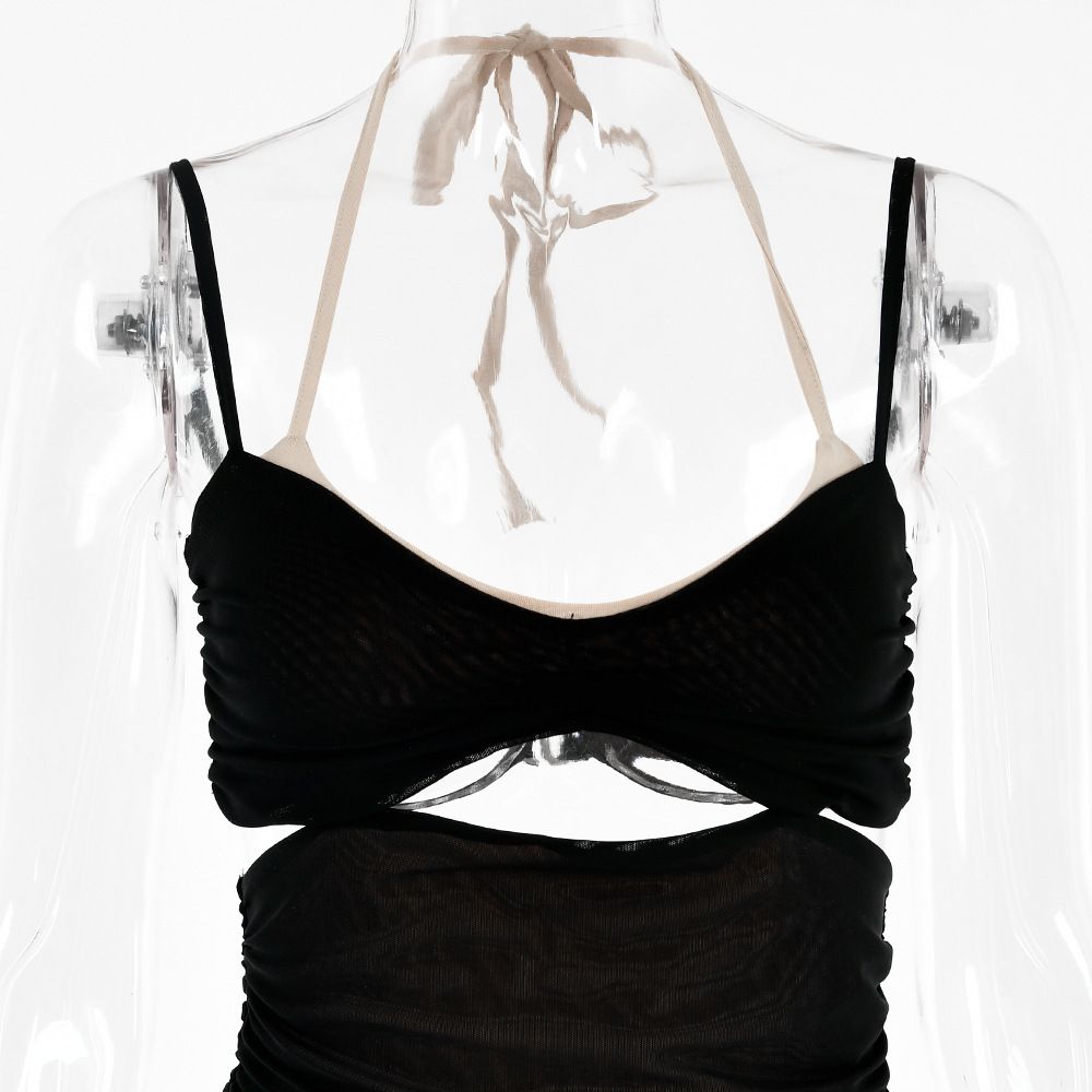 Strappy Cutout Midi Dress