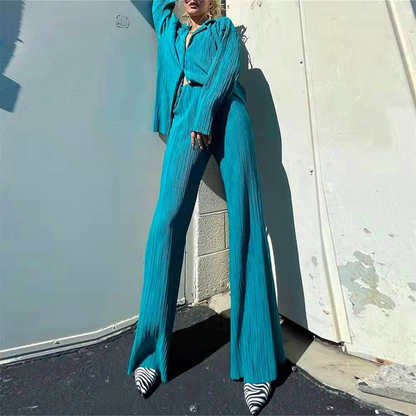 Long-Sleeve Two-Piece Suit