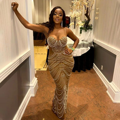 Beaded Evening Dress