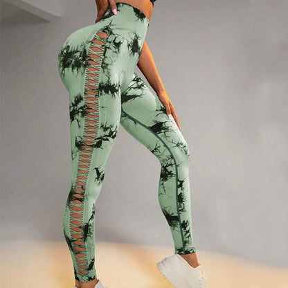Tie-Dye High-Waist Leggings