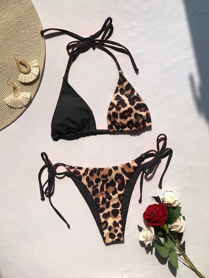 Ellolace Leopard Two-Piece Bikini