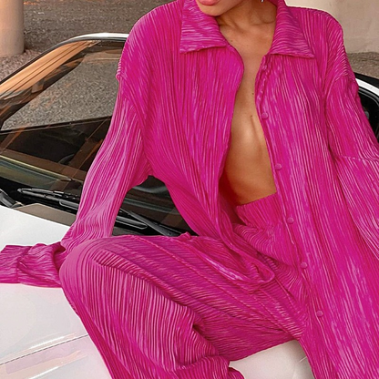 Long-Sleeve Two-Piece Suit