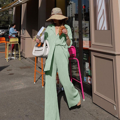 Long-Sleeve Two-Piece Suit