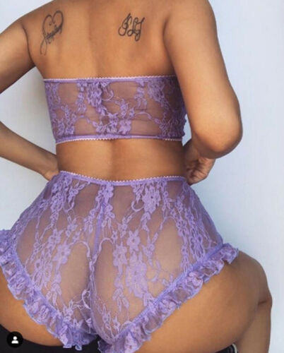 Ruffled Lace and Tulle Lingerie