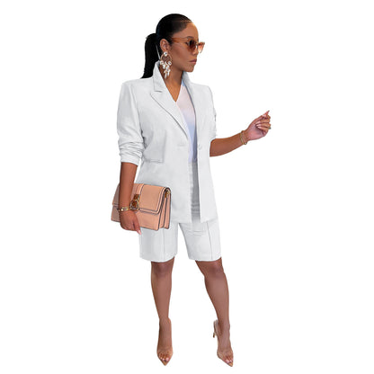 Blazer and Shorts Suit