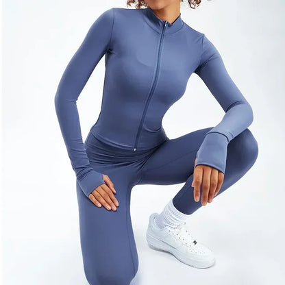 Workout Sport Waist High Set Yoga Sportwear Fitness Clothes Female for Women Suit Outfit Activewear Gym