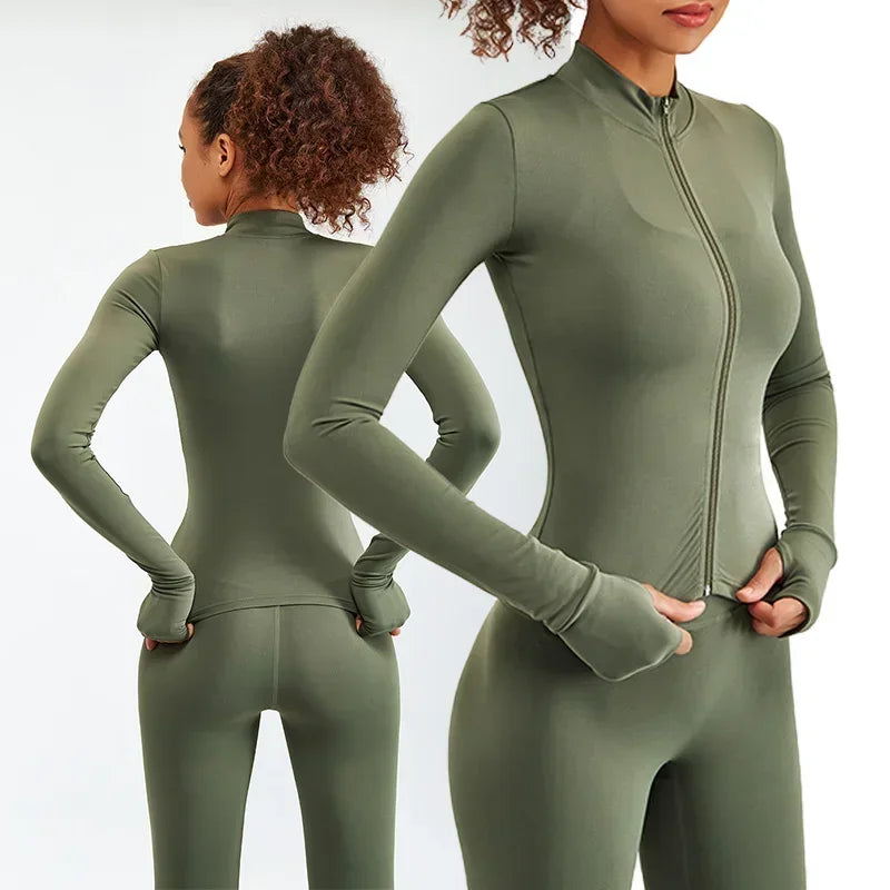 Workout Sport Waist High Set Yoga Sportwear Fitness Clothes Female for Women Suit Outfit Activewear Gym