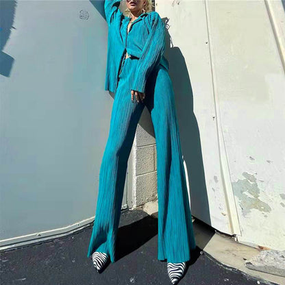 Long-Sleeve Two-Piece Suit